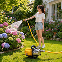 Trupow Hochleistungs-Selbstansaugende Wasserdruckerhöhungspumpe 600W Haushaltswasserversorgungsgerät 2800L/h für Gartenbewässerung
