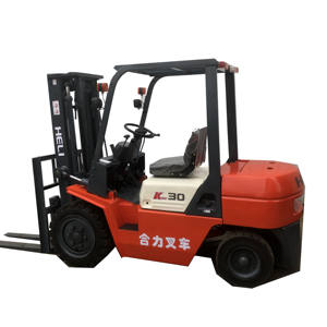 Chariots élévateurs d'occasion HELI K30 d'occasion en entrepôt Chariot élévateur diesel 3T Machines d'ingénierie et de construction d'occasion Engins de terrassement - Product Image 1