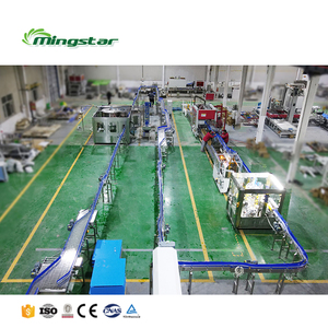 Tự động monoblock 3 trong 1 HDPE PP chai vải nước trái cây điền nhôm lá mỏng niêm phong bao bì giá máy - Product Image 5