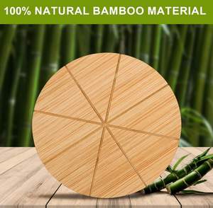 Planche <span class=keywords><strong>à</strong></span> découper ronde pratique pour <span class=keywords><strong>pizza</strong></span>, double face, en bambou, plateau <span class=keywords><strong>à</strong></span> <span class=keywords><strong>pizza</strong></span> en bois pour la cuisine <span class=keywords><strong>à</strong></span> domicile - Product Image 4