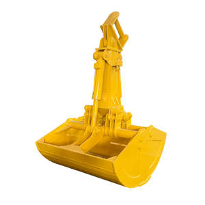 Ekskavatör kabuk kova taş kapma kömür Yard yükleme ve boşaltma ekskavatör seyahat kabuk kova çift açık - Product Image 2