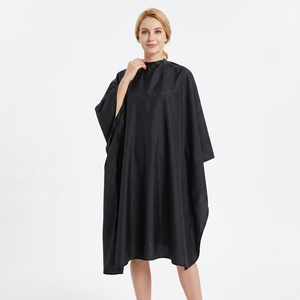 Capa de Salón de Secado Rápido, Impermeable, para Peluquería, Delantal Profesional para Salón de Belleza, Capas Negras para Barbería - Product Image 1