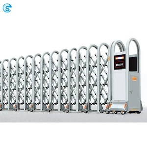 Cancello Scorrevole Elettrico Retrattile in Acciaio Inossidabile Antiruggine per Scuole, Parco Industriale, Ingresso Esterno - Product Image 4