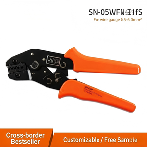 Tools Mini European-style Crimping Pliers 0.5-6.0mm Tubular Terminals Front Entry High Carbon Steel - Product Image 5