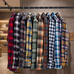 Camisa de Vestir de Alta Calidad para Hombre, Transpirable, Mezcla de Algodón, Color Sólido, Manga Larga, Cuello Alto con Botones, Casual, Ecológica, de Secado Rápido - Product Image 2