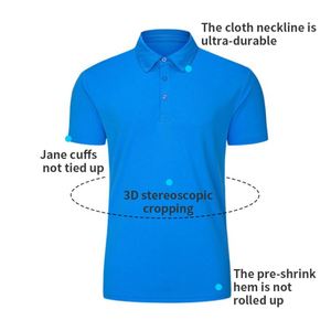 Chemises Polo de Travail de Haute Qualité pour Hommes et Femmes, Manches Courtes, Chemises de Golf Multicolores - Product Image 4