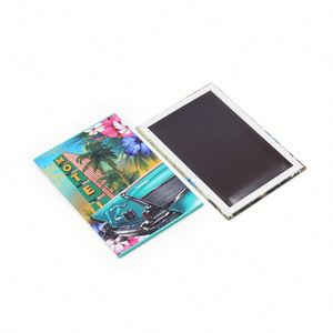 Hot Selling Custom Photo Magnets Low Moq Souvenir Gift Tin <b>Fridge</b> Magnet - Product Image 2