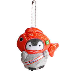 Pendentif en peluche pingouin style japonais, porte-bonheur, breloque de sac, petit jouet porte-clés - Product Image 5
