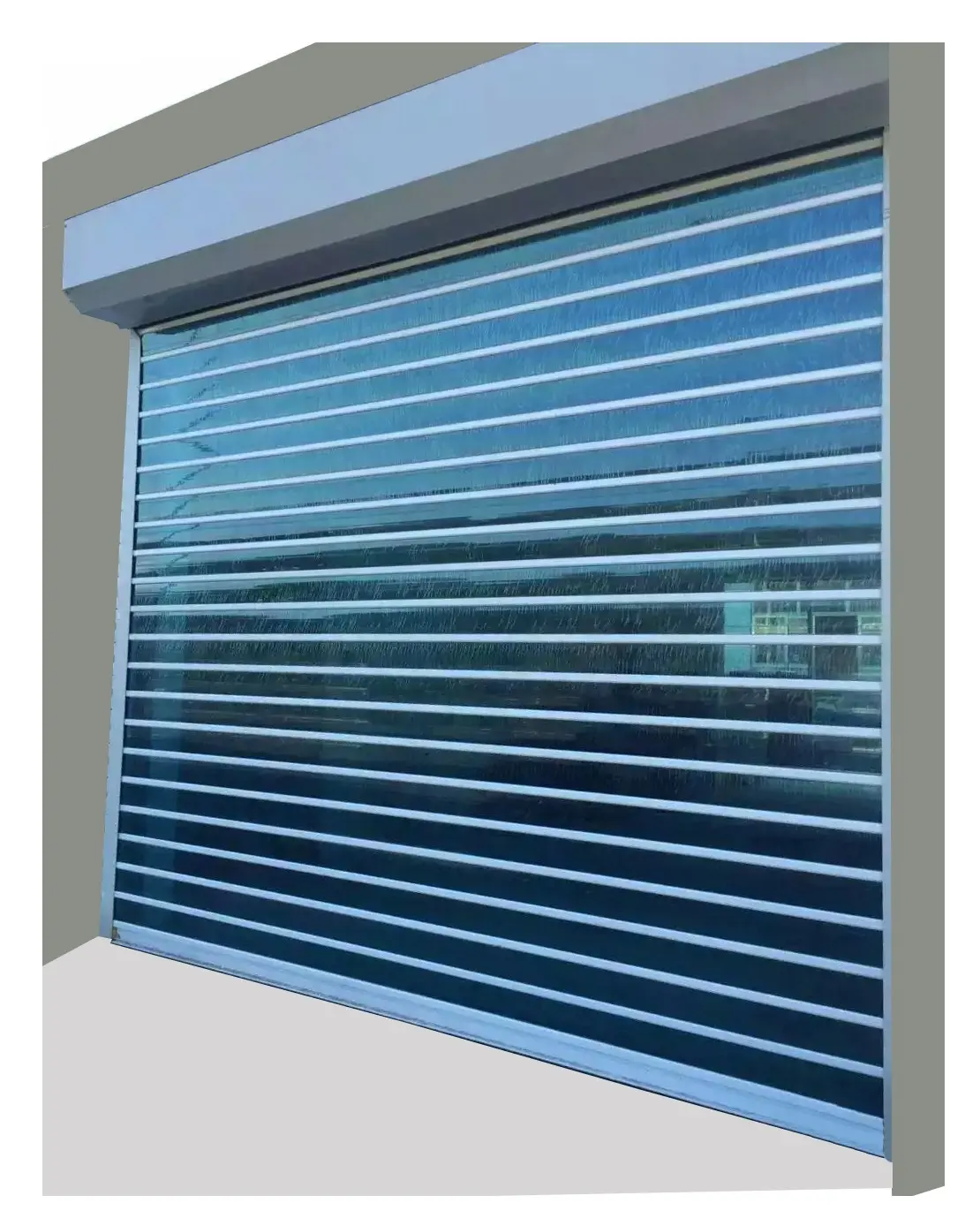 Commercial Building Plastic Roll Up Door Security Automatic Polycarbonate Shutters Aluminum PVC Rolling Top Door Cheap Price