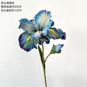 Fleurs artificielles iris imprimées en 3D Alice pour décoration de mariage - Vente transfrontalière - Product Image 4