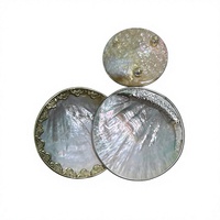 Plateau de service en nacre de qualité supérieure, fait main, en coquillage naturel, effet miroir, écologique, pour la maison de luxe, l'hôtel, le restaurant, le mariage