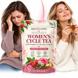 Thé bien-être pour femmes en gros, à base de plantes, sans caféine, mélange de feuilles de framboisier, 20 sachets de thé pour le soutien quotidien - Product Image 1
