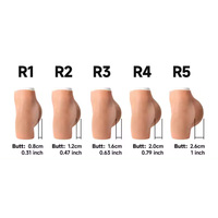ONEFENG Braguita con Relleno de Silicona de Cintura Alta para Realce de Glúteos con Diseño Transpirable para Mujer, Levantador de Nalgas Artificial Sexy