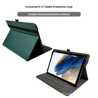 Étui de protection universel pour tablettes de 9 à 11 pouces, étui de protection en simili cuir durable en silicone pour tablettes