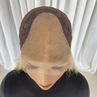 Perruques en dentelle de cheveux humains européens luxueuses, prêtes à être expédiées, cheveux vierges bruts, perruques sans colle, perruques en dentelle frontale blonde pour femmes