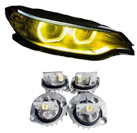 Modules d'éclairage diurne DRL Angel Eye jaunes pour BMW F22 F23 2014-2017 63117388923 63117388924