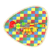 Équipement de terrain de jeux extérieur sur le thème des animaux personnalisé, grand modèle, avec toboggan pour enfants, pour parc d'attractions, école, jardin