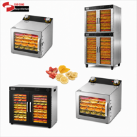 Déshydrateur de fruits 6, 12, 32, 64, 100 couches pour fraises, myrtilles, raisins, kiwis, oranges, agrumes, certifié CE ETL, séchoir alimentaire