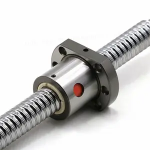 25Mm Diameter 5Mm Lood 1000Mm Lengte Sfu2505 Lineaire Actuator Kogelschroef En Enkele Moer Voor Cnc Kit