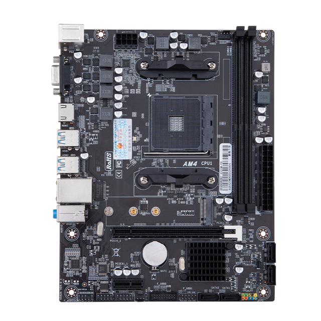 HUANANZHI A520M-VH M-ATX Desktop Motherboard AM4 Socket DDR4 Dual Channel Max 64GB M.2 NVMe PCIe 3.0 Gigabit LAN In Stock