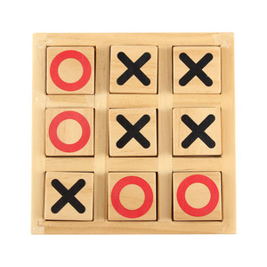 Montessori giáo dục bằng gỗ tic-tac-toe Câu Đố mới đến thể thao theo chủ đề Hội Đồng Quản trị trò chơi chàng trai cô gái 12 tháng + Hộp giá rẻ 100pcs - Product Image 3