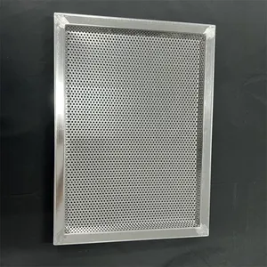 Aluminium Alloy Baking Sheet Pan Food Grade Stainless Steel Perforated Metal Bakery Tray For Oven And Drying