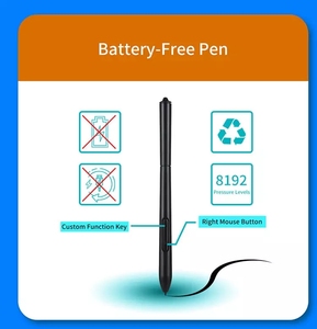 Thiết kế chuyên nghiệp nghệ sĩ LCD tương tác bằng văn bản màn hình kỹ thuật số Bút Nhựa đồ họa Màn hình máy tính bảng cho vẽ - Product Image 4