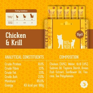 Aceite <span class=keywords><strong>de</strong></span> Krill para gatos con pollo | Mezcla <span class=keywords><strong>de</strong></span> almidón <span class=keywords><strong>de</strong></span> tapioca y aceite <span class=keywords><strong>de</strong></span> salmón - Product Image 5