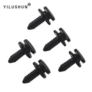 Yilushun D157 Nylon Triangular Window <b>Clips</b> For Volkswagen Auto Fastener Replacement Parts Black Pa66 Material - Product Image 2