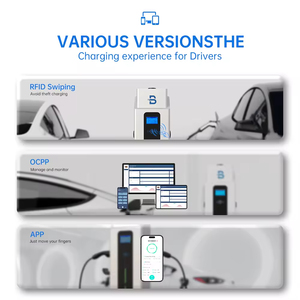 BENY Nueva Estación <span class=keywords><strong>de</strong></span> <span class=keywords><strong>Carga</strong></span> para Vehículos Eléctricos <span class=keywords><strong>de</strong></span> 2*22kw, Montada en el Suelo, Comercial, con WiFi, 4G y RFID - Product Image 5