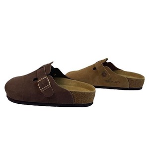 Original Quality BK Slides Slip on Mules <strong>Shoes</strong> Suede Cork Clogs Leather <strong>House</strong> Garden Mule Platform Slippers <strong>for</strong> Men <strong>Women</strong> - Product Image 5