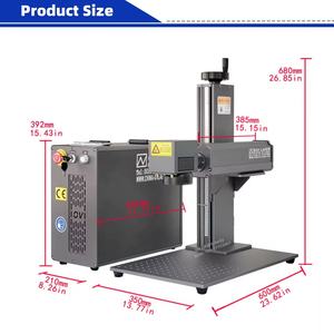 آلة نقش بالليزر الليفي 30 واط 50 واط 60 واط 100 واط لنقش المجوهرات الذهبية والفضية وقطع القلائد والخواتم - Product Image 3