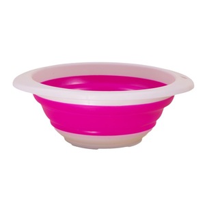 Bol à appâts pliable en plastique, bol mélangeur télescopique pour matériel de pêche, utilisation polyvalente, grandes, moyennes et petites tailles - Product Image 1