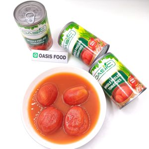 Pasta de Tomate Pelado en Salmuera, Sabor Dulce, Halal, de la Mejor Calidad, en Lata, en Tambor, OASIC - Product Image 4