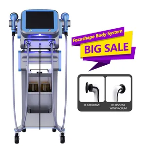 2024 en iyi fizyoterapi makinesi yağ kaybı 2 IN 1 radyo frekans terapi ekipmanları yüz vücut şekillendirme Rf makinesi sıkın