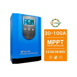 Gtsolar ชุด MPK2 MPPT 60A 50A 80A 100A ตัวควบคุมการชาร์จพลังงานแสงอาทิตย์เครื่องชาร์จแบตเตอรี่พลังงานแสงอาทิตย์อินเวอร์เตอร์พลังงานแสงอาทิตย์บ้าน - Product Image 1