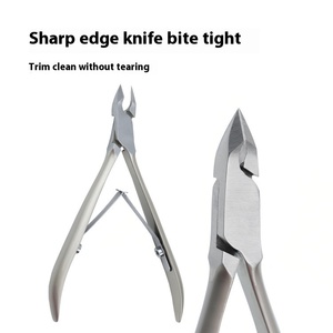 Ventes directes Mâchoire en acier inoxydable 5MM Coupe-ongles et coupe-ongles Pinces à cuticules Outils <span class=keywords><strong>de</strong></span> manucure Outils <span class=keywords><strong>de</strong></span> soin des ongles pour les manucures - Product Image 5