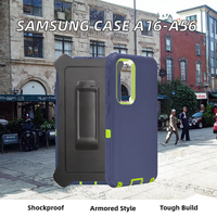 Coques de téléphone portable antichoc robustes en TPU+PC, design QY Defender Armor, pour A16 A26 A36 A56 A51 A52 (vente en gros)