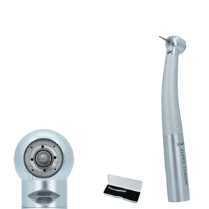 Turbine à air en acier chirurgical créative, raccord rapide, pièce à main dentaire à grande vitesse, fibre optique LED, certifiée CE, classe II, modèle E5 - Product Image 4