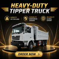 Camion benne minier robuste 6x4 380-430 CV pour le transport de sable, de pierre et de minerai sur site
