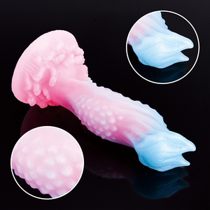 Consoladores de monstruos de fantasía de colores surtidos con enormes consoladores de pene de animales y consoladores femeninos inspirados en alienígenas en varios tamaños - Product Image 5