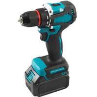 Kit d'outils électriques sans fil 4 en 1 avec moteur sans balais professionnel, coffret combiné