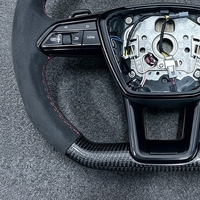 Volant sport en fibre de carbone RS pour Audi R8 TT TTRS C7 S7 S3 S6 S4 A4 B8 RS3 SQ5 S5 B9 A6 C8 A3 A5 A6 A7 A8 Q3 Q5 Q7 C6 C7