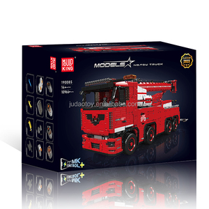 Nouveau <span class=keywords><strong>jouet</strong></span> Mould <span class=keywords><strong>King</strong></span> 19008s compatible MOC APP, camion grue motorisé, grand ensemble de blocs de construction pour garçon - Product Image 6