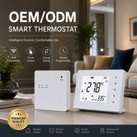 Termostato Inalámbrico Digital Programable con Pantalla LCD para Hogar Inteligente WIFI Toupwell, ABS 230V, Control Remoto por PC a través de Teléfono Móvil
