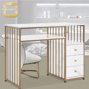 Structure robuste Rangement suffisant Conception concise Table de manucure Meubles de <span class=keywords><strong>salon</strong></span> de manucure largement utilisés pour le <span class=keywords><strong>salon</strong></span> <span class=keywords><strong>Ongles</strong></span> fournis - Product Image 2