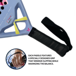 ไม้ตีเทนนิสทำจากไนลอน12K สำหรับผู้ใหญ่โครงอลูมิเนียมอ่อนนุ่มปรับสมดุลปานกลางดีไซน์ใหม่ล่าสุด - Product Image 5