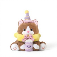 Peluche Mochi Chat Patate Douce Violette Mignonne, Poupée en Peluche Réconfortante, Cadeau d'Anniversaire pour Filles, Polyester Coton PP, 31cm-50cm