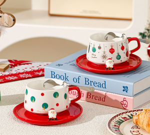 LOMATO 2026 New Christmas Ceramic <b>Coffee</b> <b>Mug</b> <b>Set</b> Santa Design Custom Gift Box 250ml BPA Free Dishwasher Safe Fast Shipping - Product Image 6