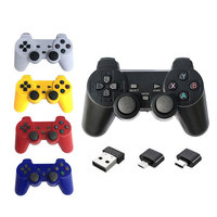 Control de Juego Inalámbrico 2.4G con Doble Vibración para Android, PC, PS3, PS4, TV Box, Teléfono Móvil y Consola
